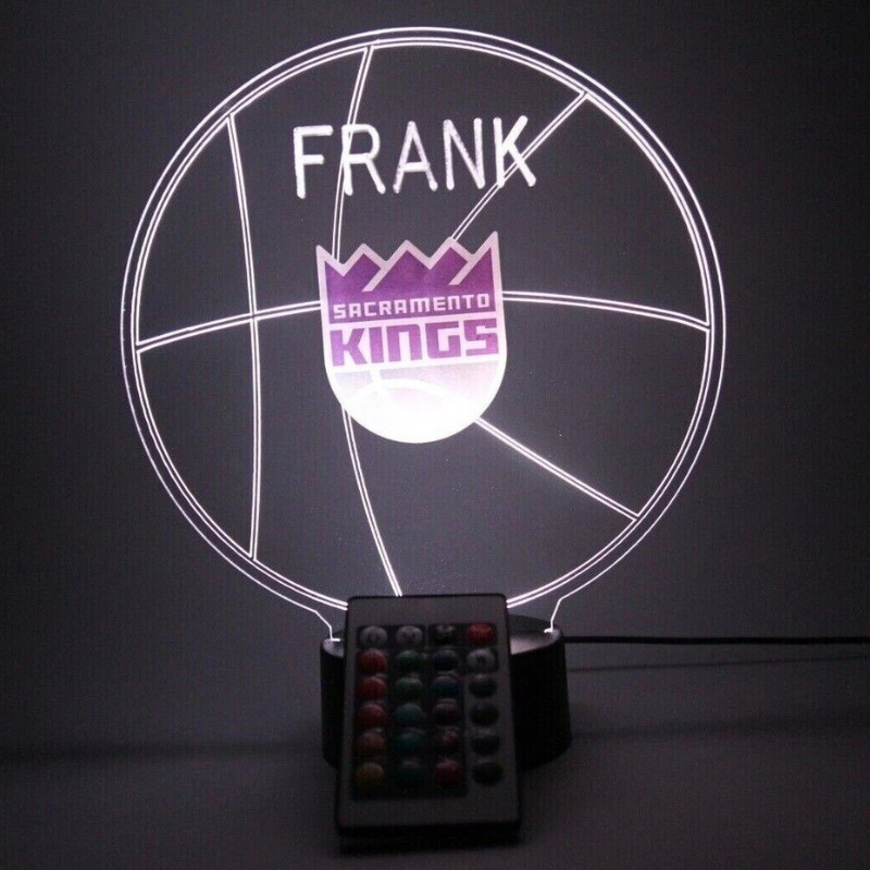 Sacramento Kings NBA Basketball Sports Light Up Night Lamp