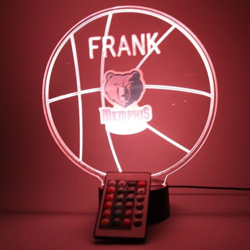 Memphis Grizzlies NBA Basketball Sports Fan Light Up Lamp