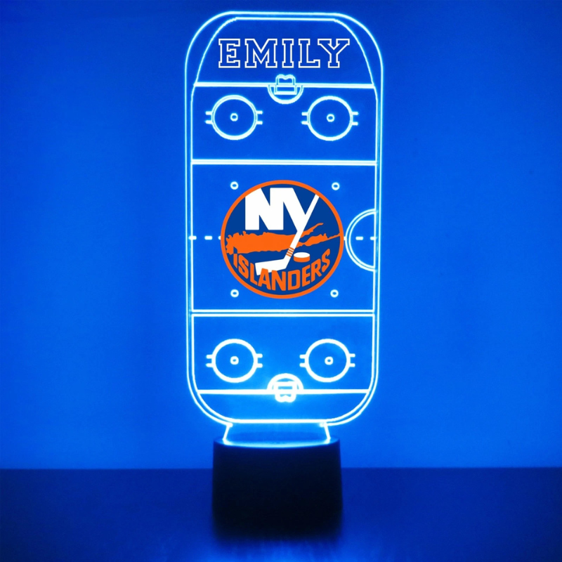 New York Islanders NHL Hockey LED Sports Fan Lamp