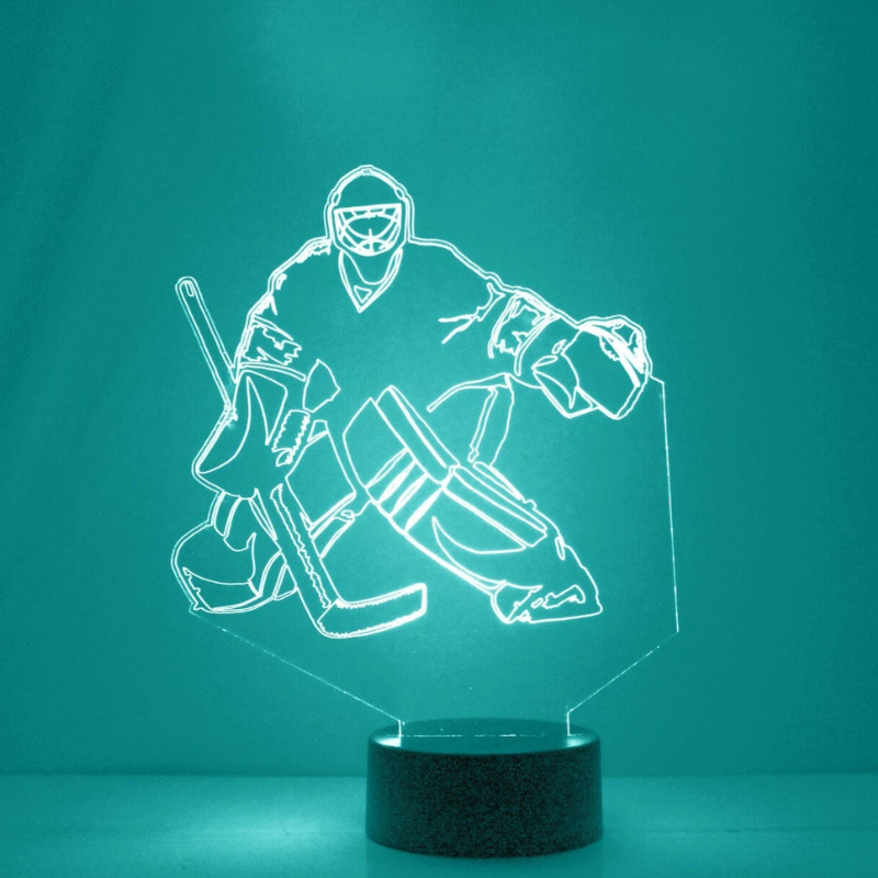 Personalized Pittsburgh Penguins Goalie Light Lamp