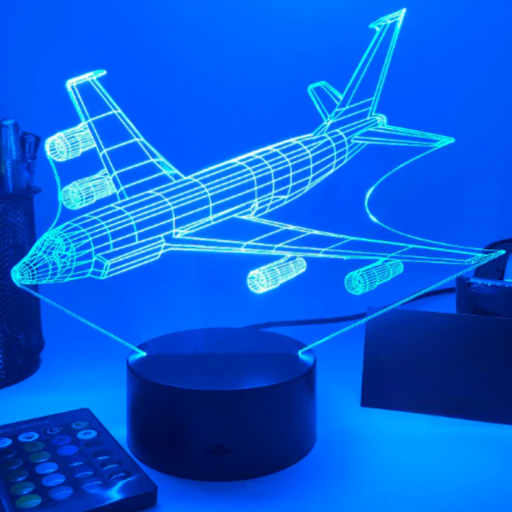 Airplane Illusion LED Lamp-3D Optical Lamp