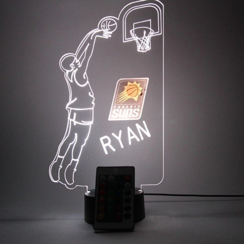 Phoenix Suns NBA Basketball Player Sports Light Up Lamp