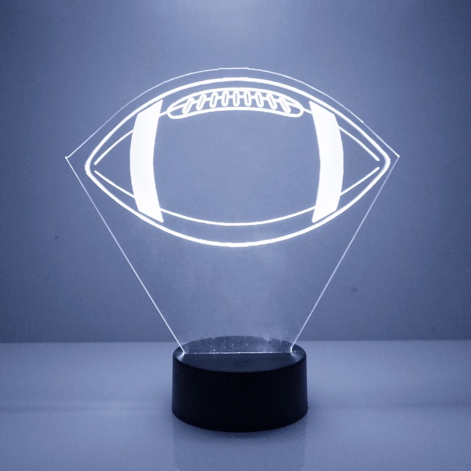 New York Jets Night Light, Football LED Sports Fan Lamp, Personalized FREE