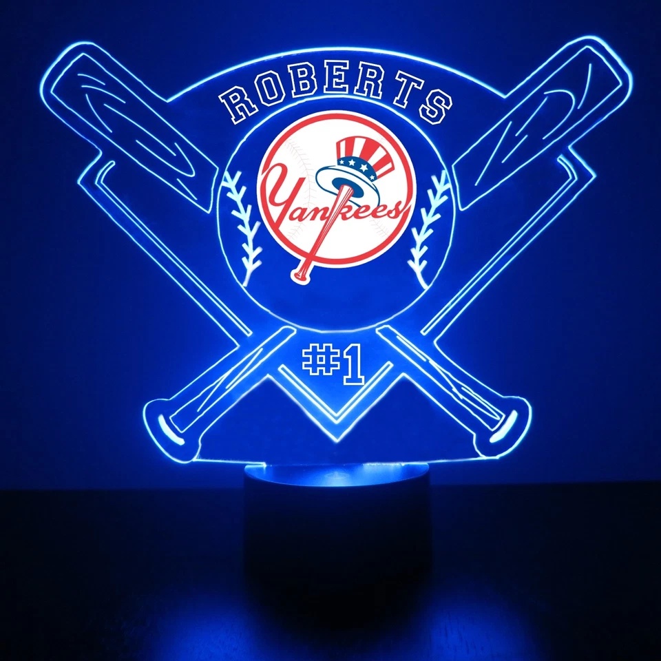 Custom Las Vegas Golden Knights Themed LED 3D Lamp