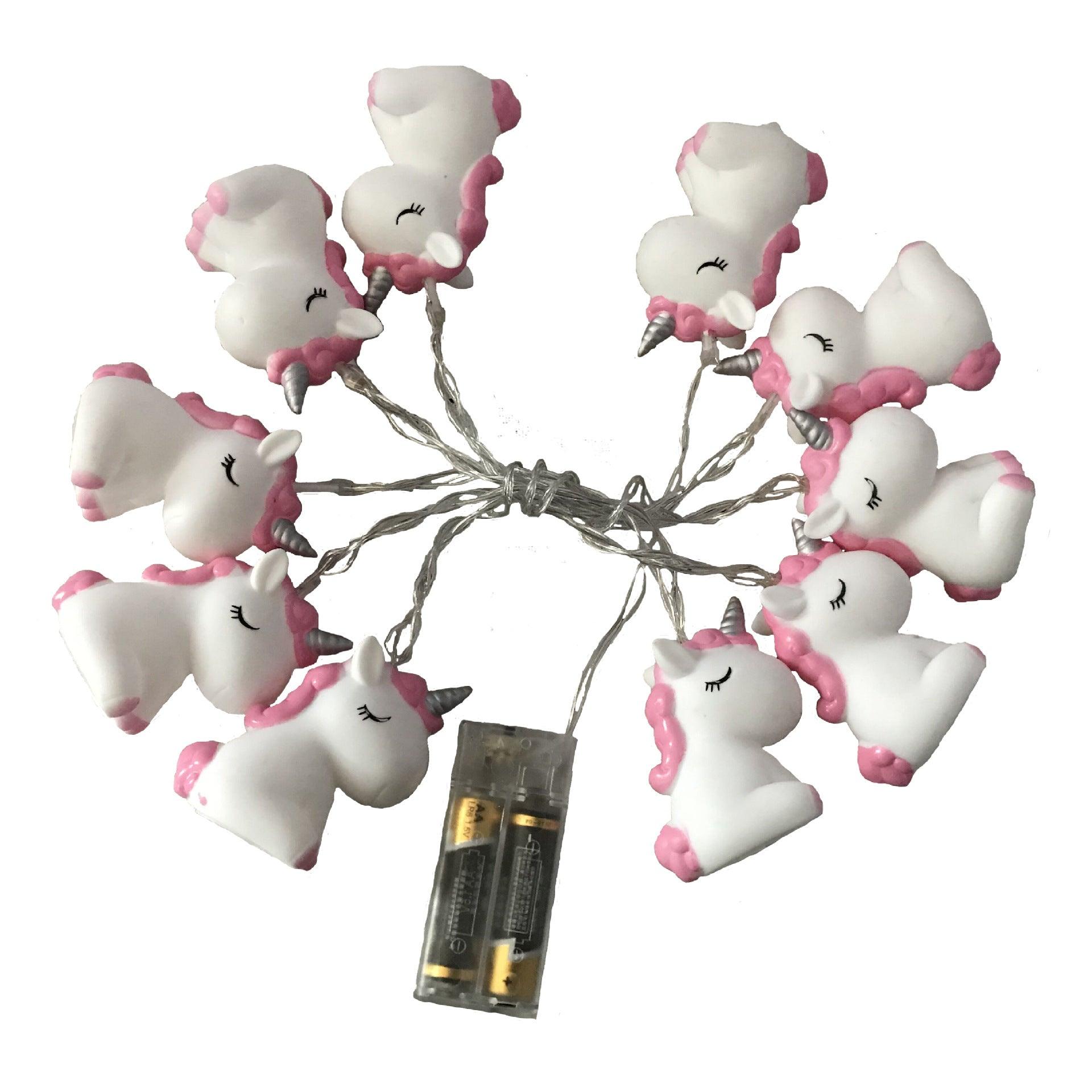 Battery Operated Unicorn String Lights 3D Optical Illusion Lamp-3D Optical Lamp