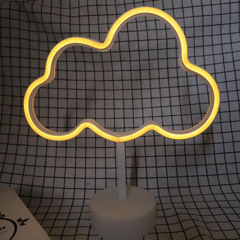 USB And Battery Powered Cloud Neon Lamp-3D Optical Lamp