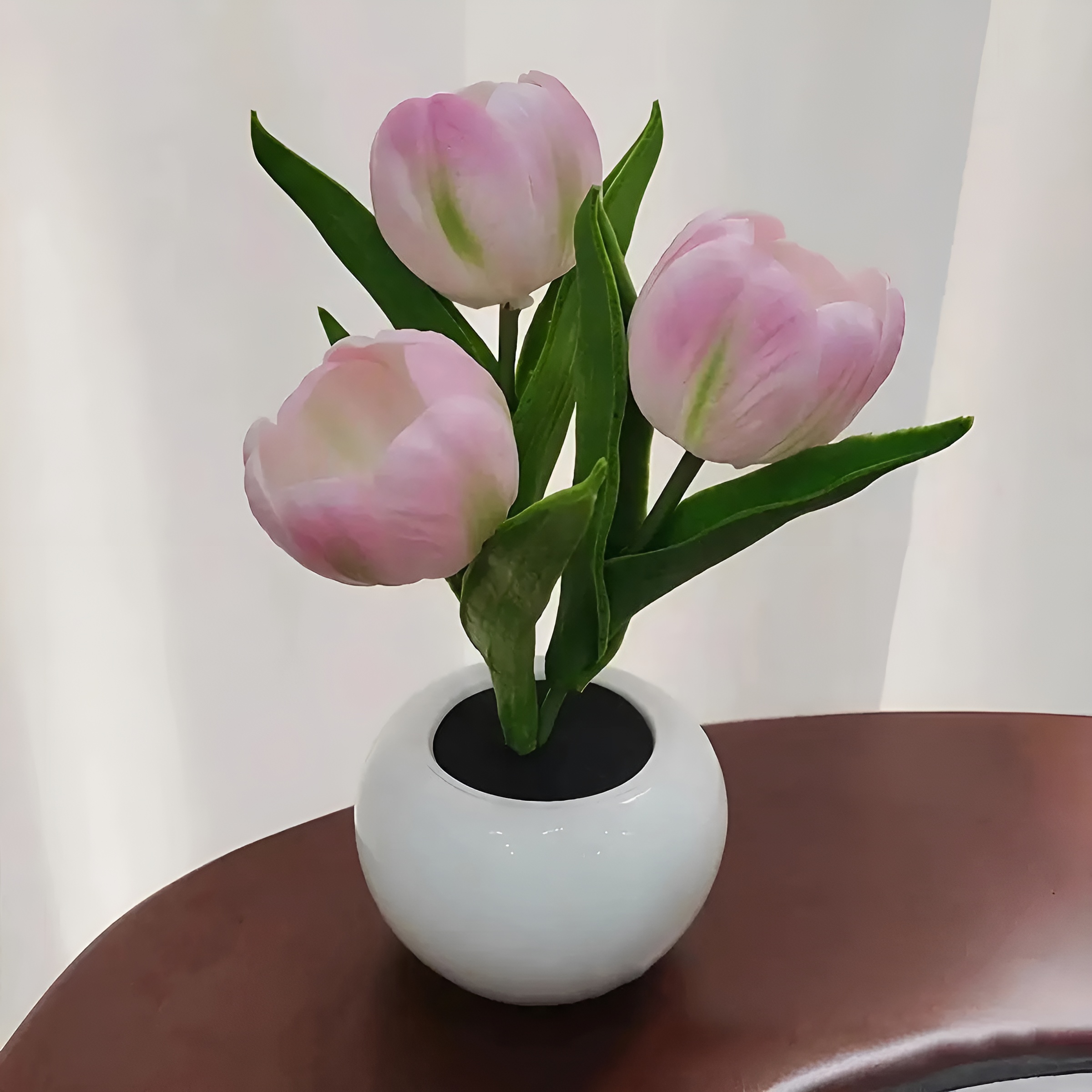 Tulip LED Night Light Vase Color Changing Decorative Table Light Lamp