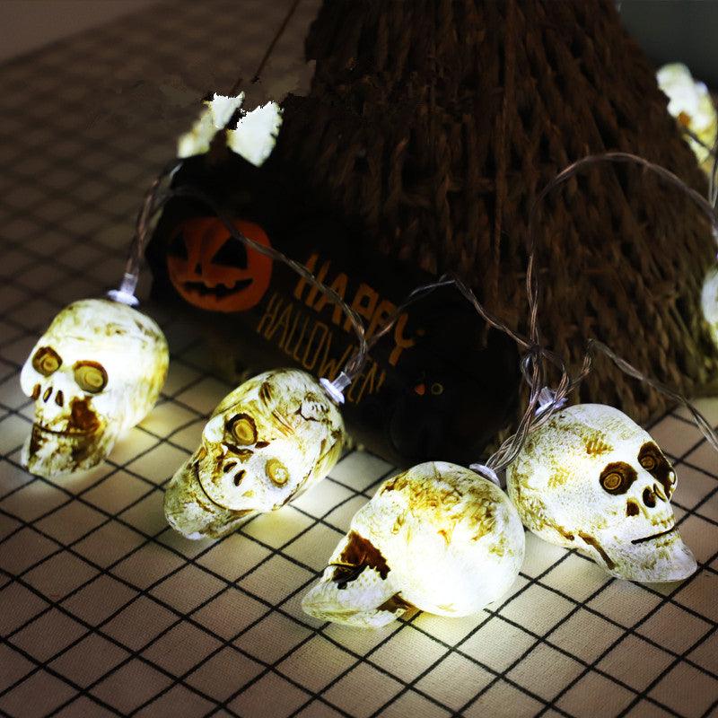Enticing Skull Halloween String Lamp For Home Decor-3D Optical Lamp