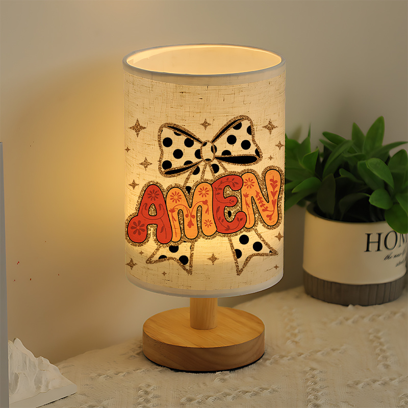 Modern USB-powered Linen Lamp with a Unique Design25