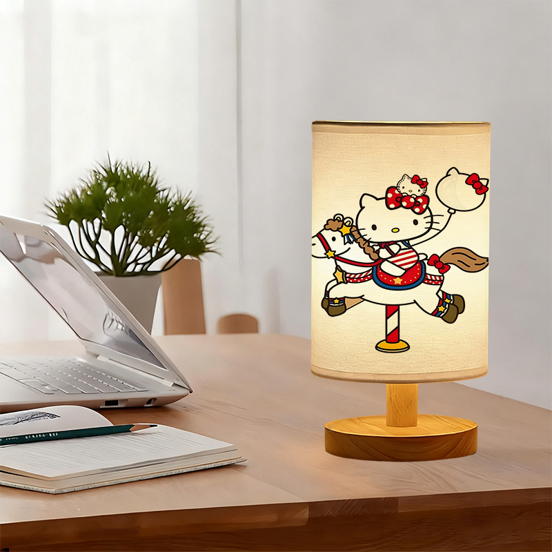 Modern USB powered linen lamp with a creative design