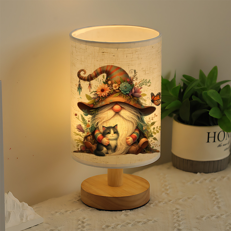 Modern USB Powered Linen Lamp