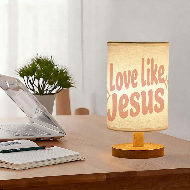 Modern USB Powered Linen Lamp