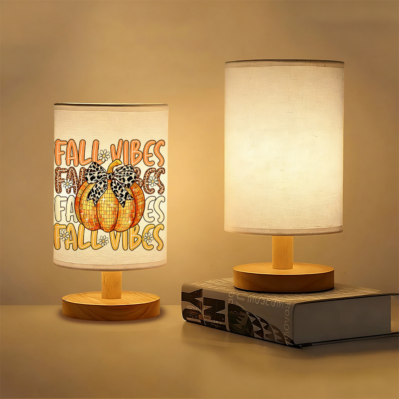 A Modern USB Powered Linen Table Lamp 