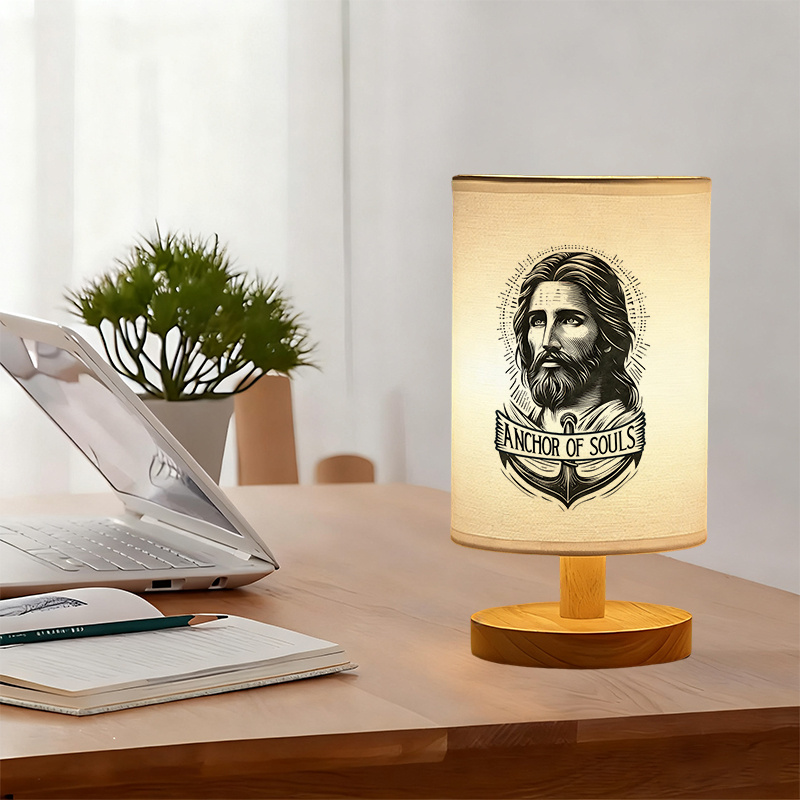 Modern USB-Powered Linen Lamp | Unique Design