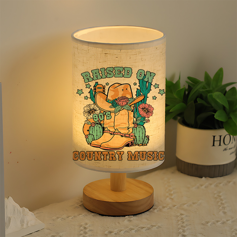 Modern US Powered Table Lamp with Bulb and USB Plug in Bedside