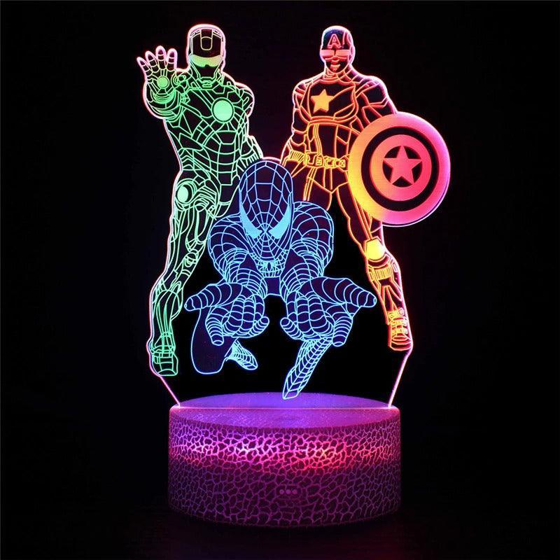 3D Night Light Table Lamp - 3D Optical Lamp