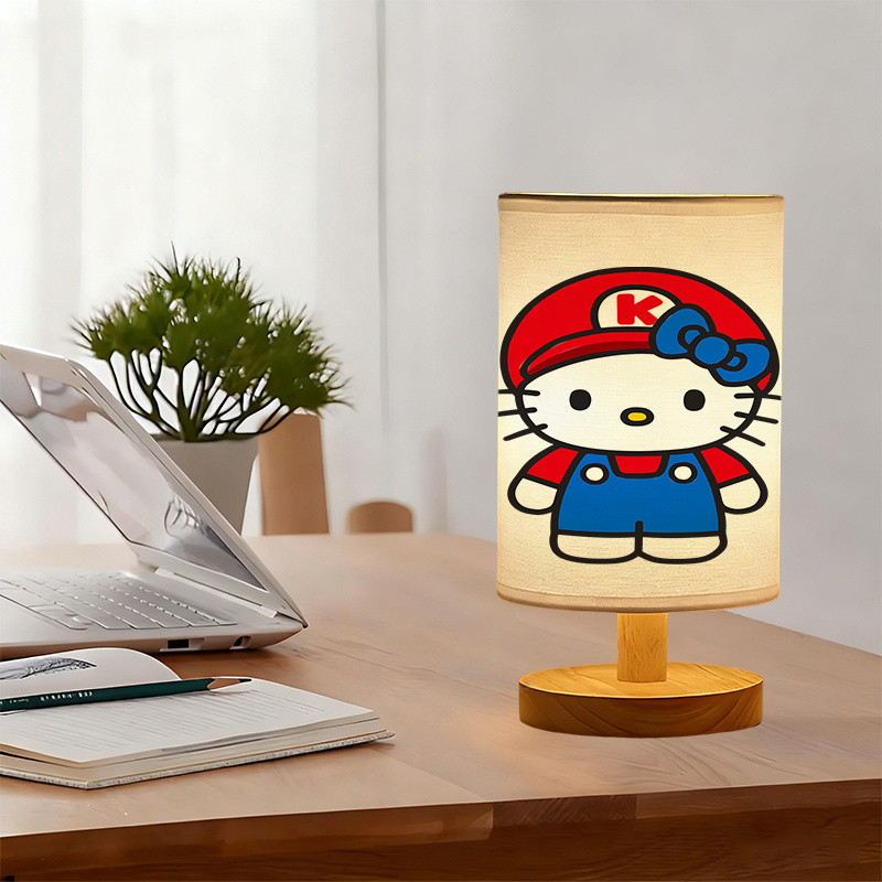 Themed USB-Powered Table Lamp with Cute Anime Characters 