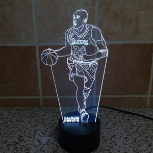 Basketball KB-24 Statue 3D Optical Illusion Lamp - 3D Optical Lamp
