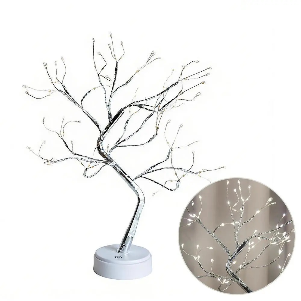 LED Rainbow Rose Flower Tree Lamp