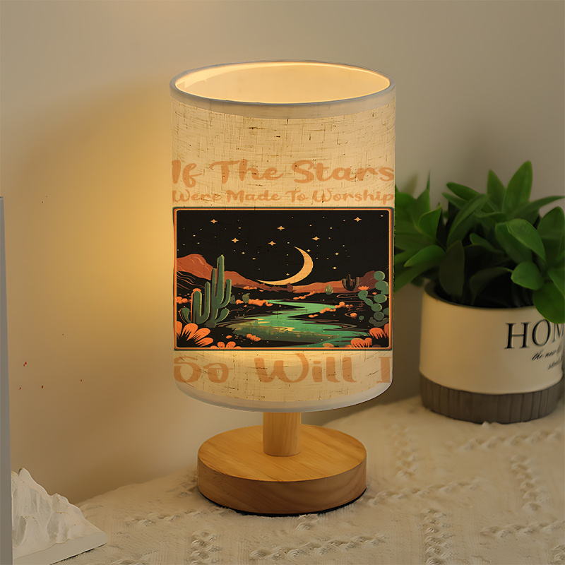Modern USB-powered Linen Lamp with a Unique Design28