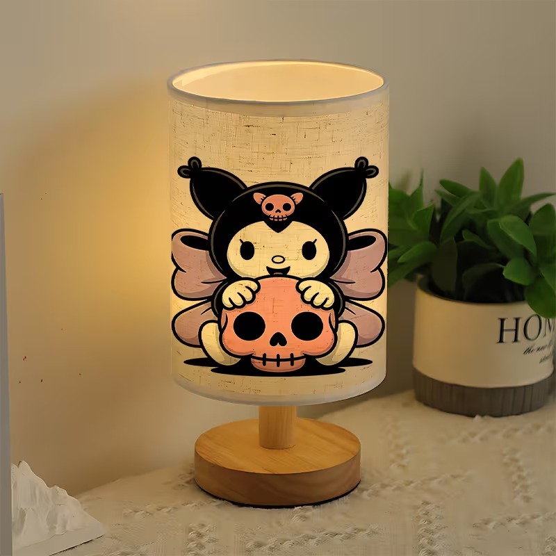 Kuromi Themed USB Powered Bedside Lamp