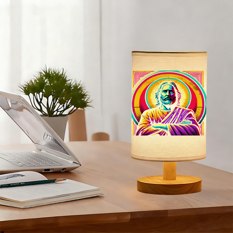 USB-Powered Bedside Lamp with Soft Glow Lighting Table Light for Bedroom