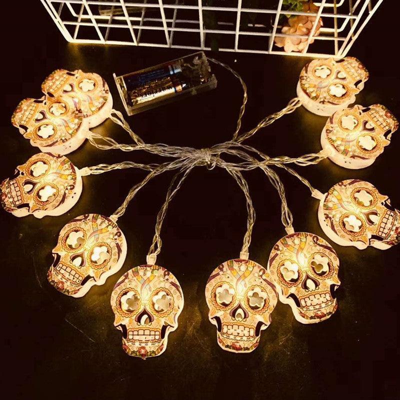 Skulls Halloween String Lamp - 3D Optical Lamp