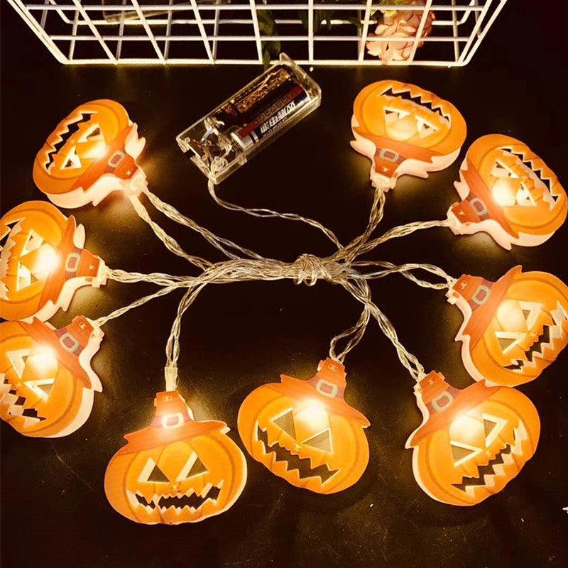 Enticing Pumpkin Halloween String Lamp For Halloween Party-3D Optical Lamp