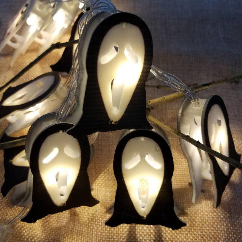 Alluring Ghost Halloween String Lamp For Decor And Styling-3D Optical Lamp