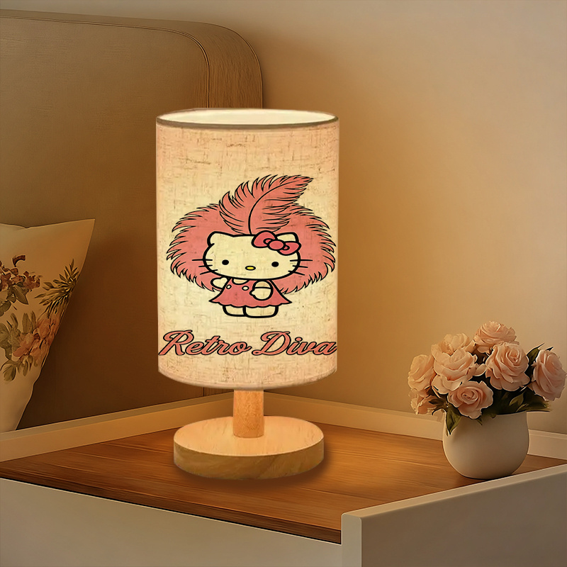 Ditty Retro Gaming Lamp USB Powered Bedside Table Light with Vintage Ditty Face