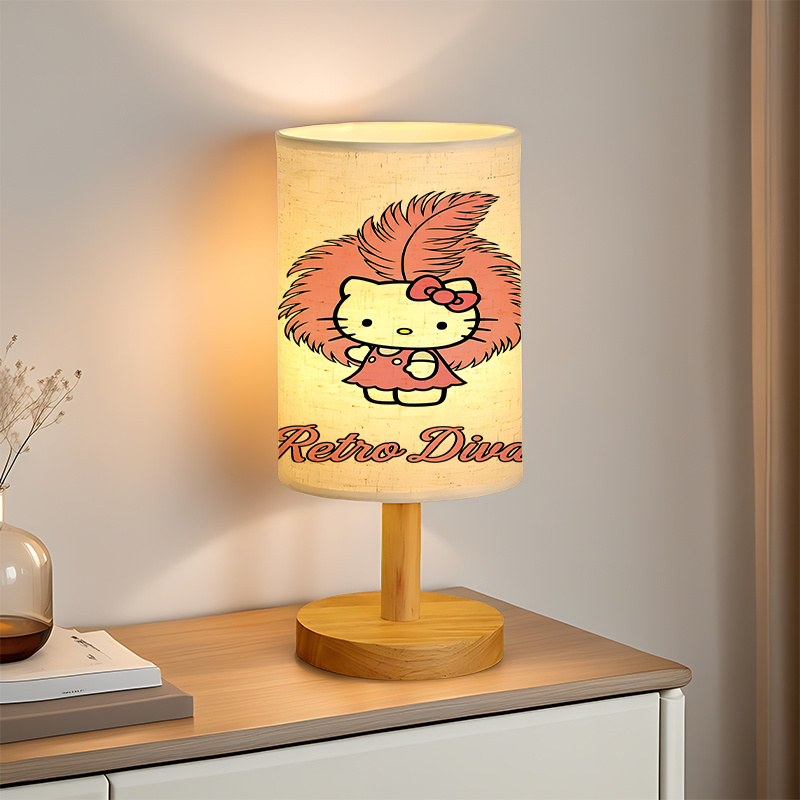 Ditty Retro Gaming Lamp USB Powered Bedside Table Light with Vintage Ditty Face