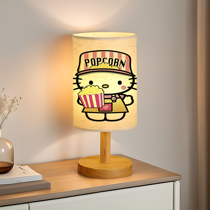 A modern USB powered linen lamp with a creative design and patterns