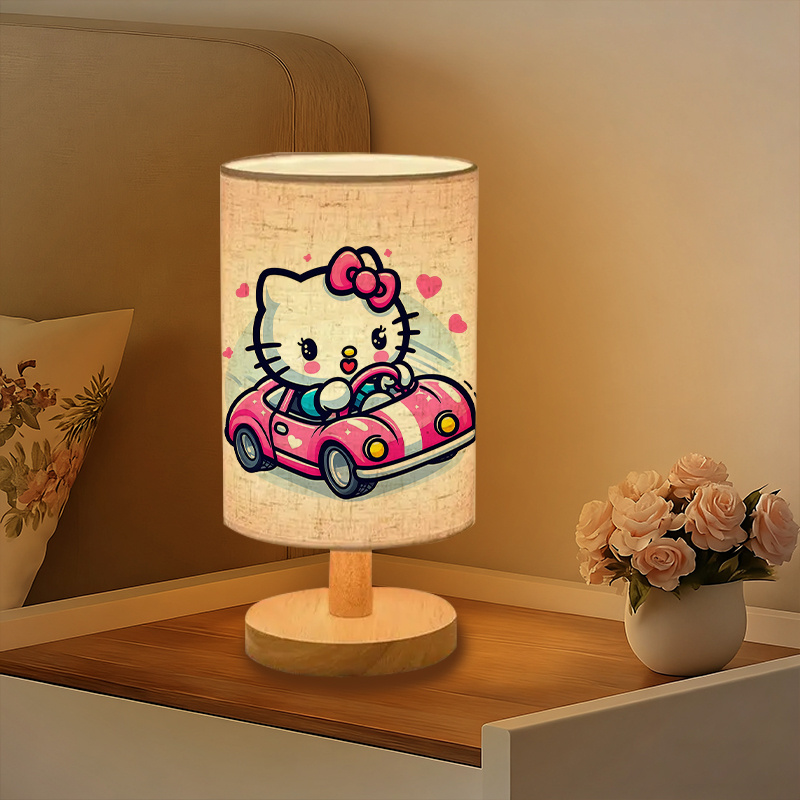 Hello Kitty USB Powered Linen Lamp With A Creative Design