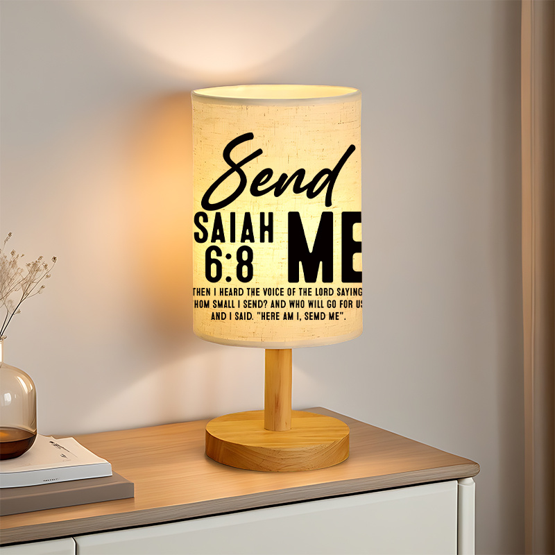 USB Powered Linen Lamp With A Unique Design And Exquisite Patterns