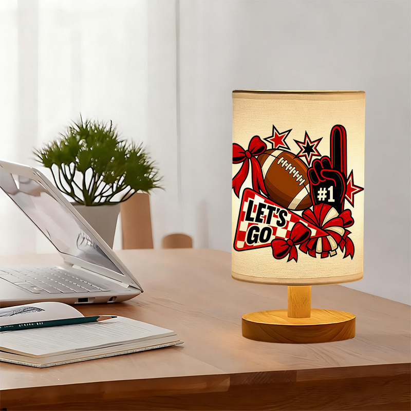 Lets Go USB Powered Linen Table Lamp