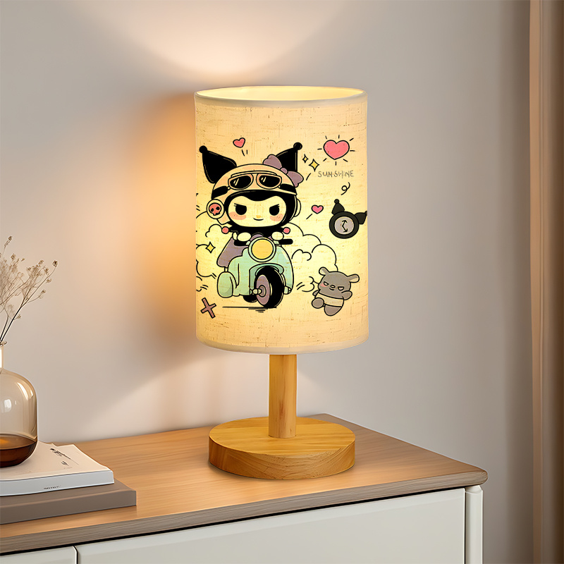 USB-powered Sanrio linen table lamp excellent gift 