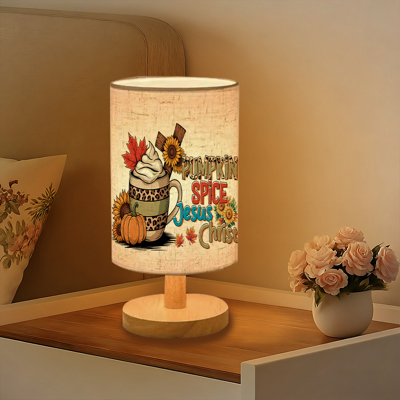 USB-Powered Linen Lamp  Living Room & Bedroom