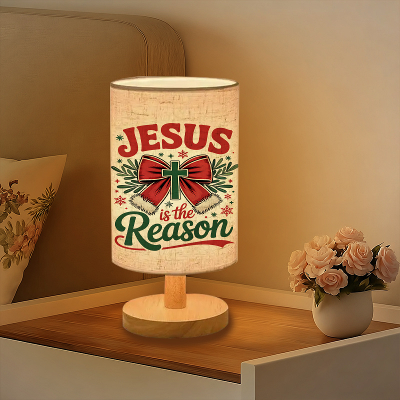 Modern USB-powered Linen Lamp Unique Bedside Decoration Bedroom