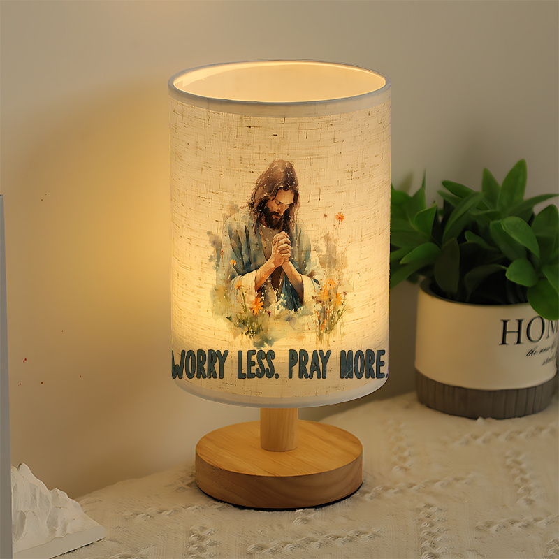 A Modern USB-powered Linen Lamp with a Unique Design and Exquisite Pattern