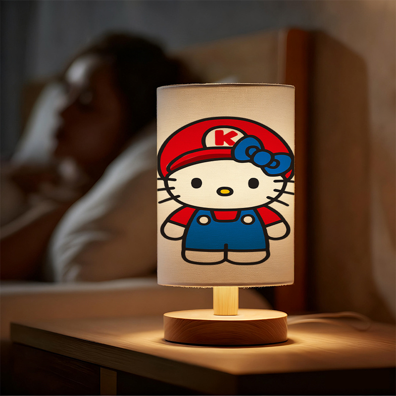 Themed USB-Powered Table Lamp with Cute Anime Characters 