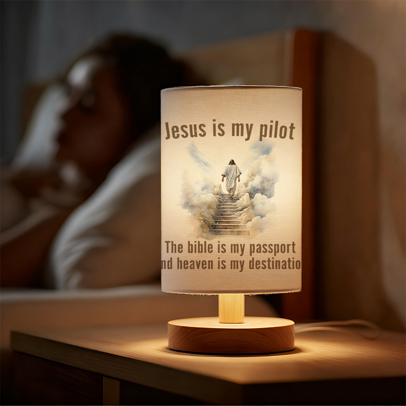 A Modern USB powered Linen Lamp with a Unique Design and Exquisite Patterns