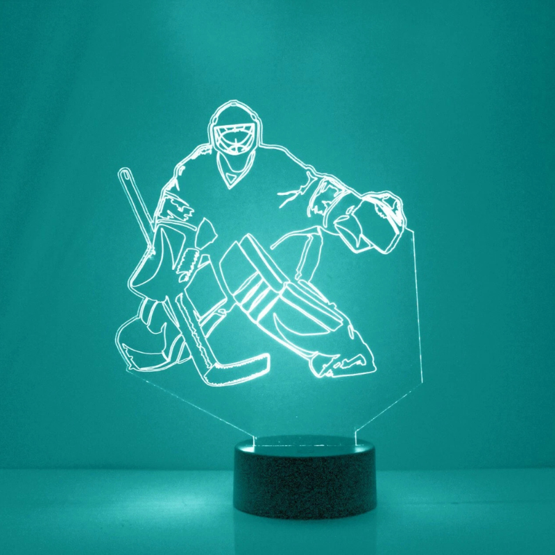 Personalized Washington Capitals Goalie Lamp 