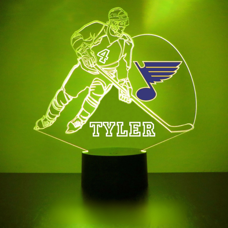 Personalized St. Louis Blues Light Lamp