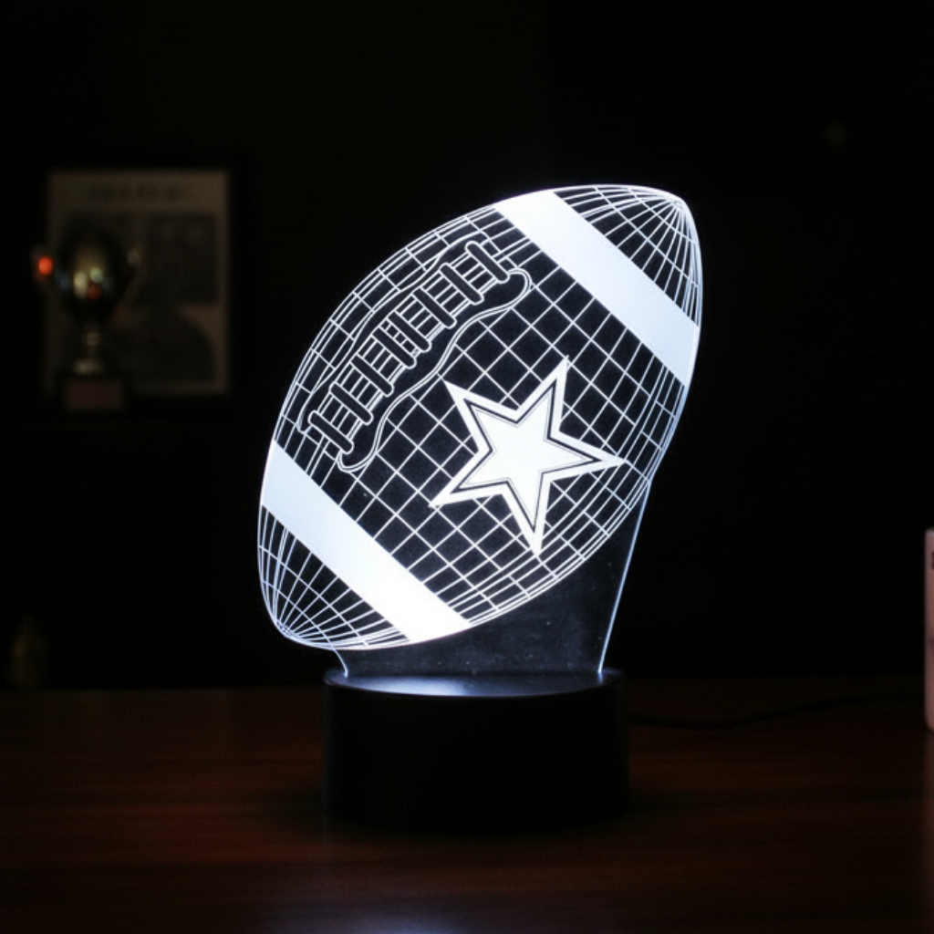 Dallas Cowboys 3D LED Light Lamp