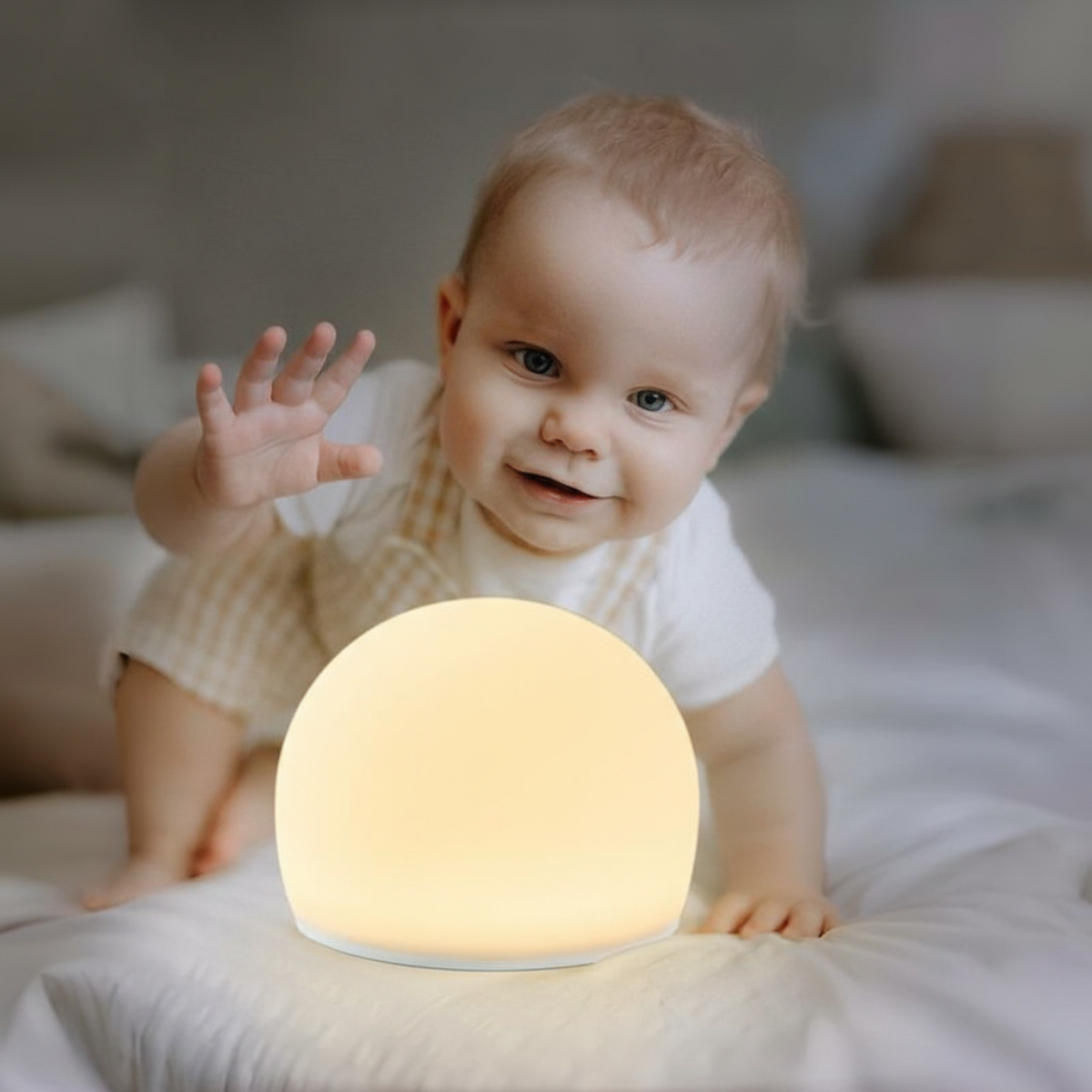 Soft Egg Night Light Lamp With 29 Colors And Tap Control
