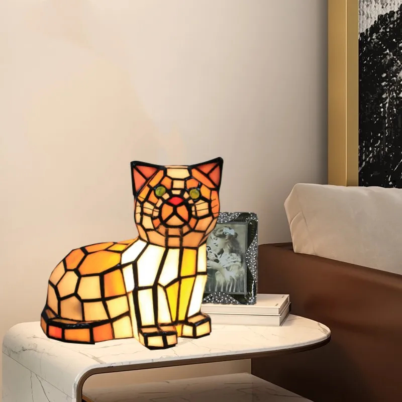 Tiffany Style Pomeranian Lamp