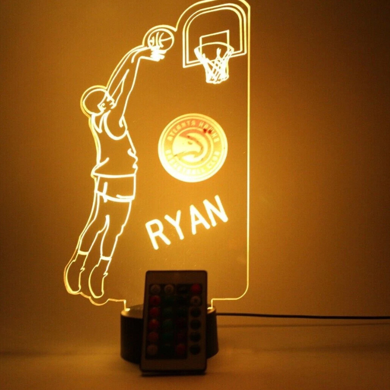 Atlanta Hawks NBA Basketball Player Sports Light Up Lamp