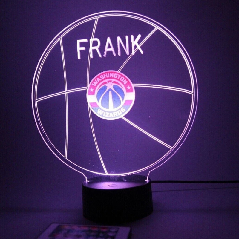 Washington Wizards NBA Basketball Sports Fan Light Up Lamp
