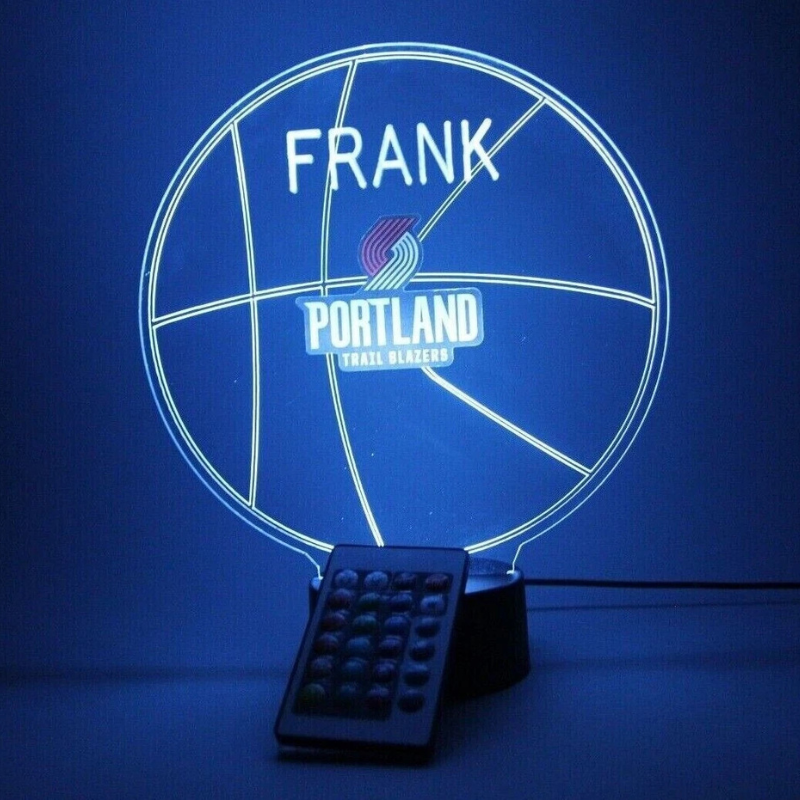 Portland Trail Blazers NBA Basketball Sports Light Up Lamp