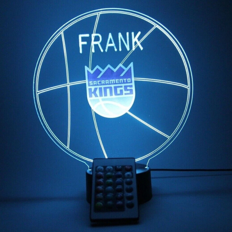 Sacramento Kings NBA Basketball Sports Light Up Night Lamp